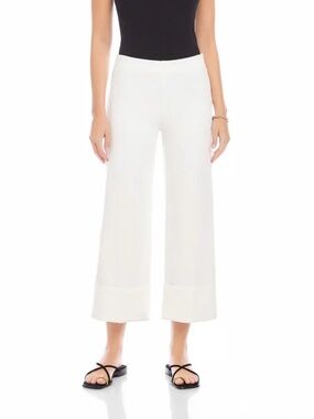 FIFTEEN-TWENTY
REGINA CUFF CROP PANT | OFF WHITE